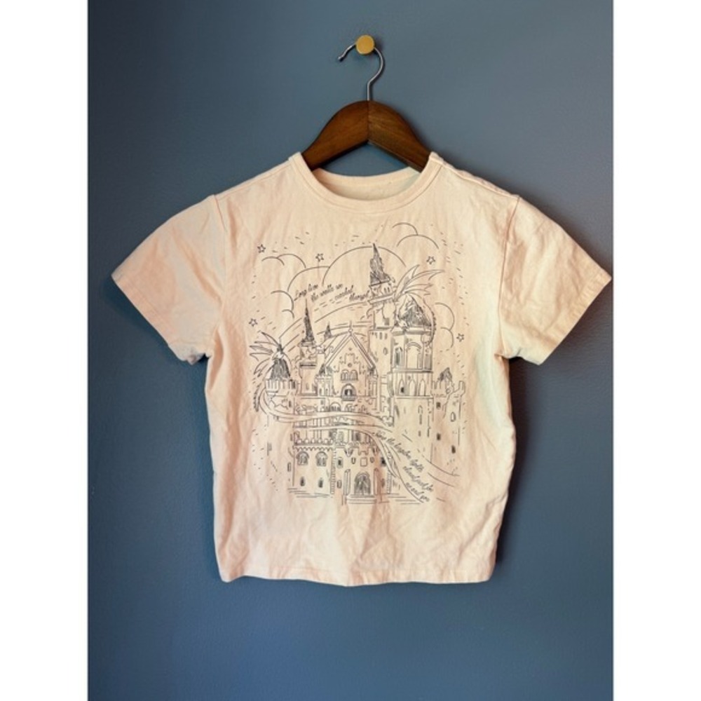Taylor Swift Speak Now Taylors Version Long Live Castle Baby Tee Cream XS